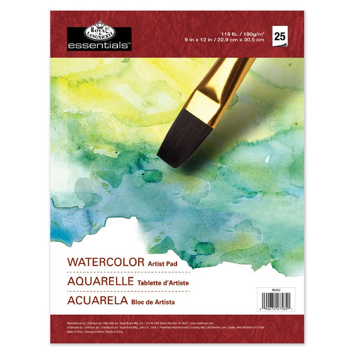 Blok papir za risanje -akvarel Royal & Langnickel ARTIST PAD 25 kom -