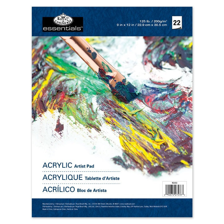 Blok papir za risanje-oljne/akrilne barve Royal&Langnickel ARTIST PAD