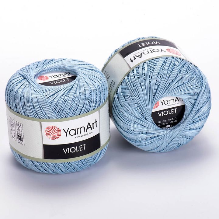 Bombažna preja YarnArt Violet 50 g | izberite barvo – pogled 10