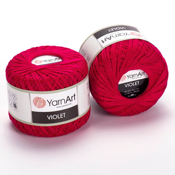 Bombažna preja YarnArt Violet 50 g | izberite barvo – pogled 17