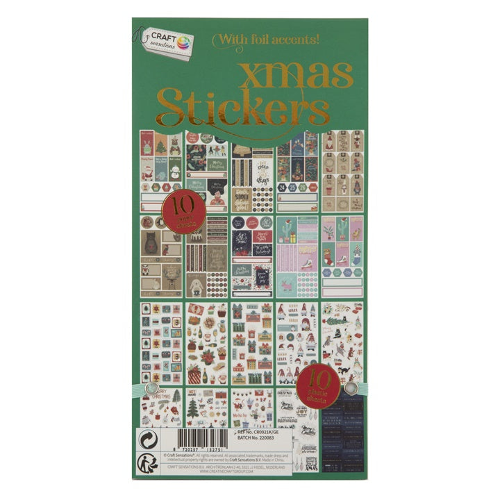 Božična knjiga nalepk – pogled 2