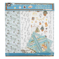 Božični set za scrapbooking Modra