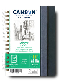 Skicirka Canson Art Book 1557 v trdi vezavi – A5, 120 g, 50 listov