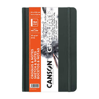 Canson Graduate Art Book skicirka s trdimi platnicami 90 g/m² 184 listov 14 x 21,6 cm Dark Grey