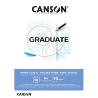 CANSON Graduate paus blok A4 lepljen 72 g/m² - 40 listov