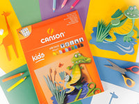 CANSON Kids barvni risalni blok 185 g/m² - 10 listov, 24 x 32 cm