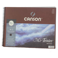Canson Mi-Teintes blok za pastel 160 g/m² 16L 24 x 32 cm črn