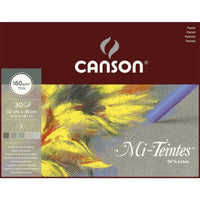 Canson Mi-Teintes lepljen blok za pastel 160 g/m² 30 listov 32 x 41 cm Grey