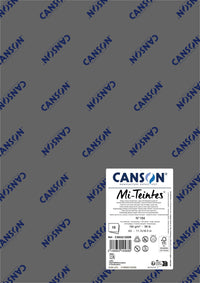 Papir za pastel Canson Mi-Teintes A3 160 g - 10 listov – Ogljeno siva 184