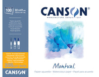 CANSON Montval akvarelni blok CP 200 g/m² - 100 listov, 32 x 41 cm