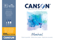 Canson Montval akvarelni blok CP 300 g 12L A3 lepljen
