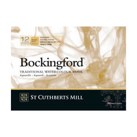 CANSON St Cuthberts Bockingford akvarelni blok Rough 300 g/m² - 12 listov, različne velikosti