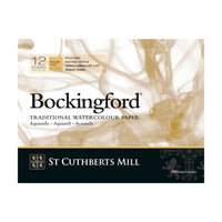 CANSON St Cuthberts Bockingford akvarelni blok Rough 300 g/m² - 12 listov, različne velikosti