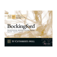 CANSON St Cuthberts Bockingford akvarelni blok Rough 300 g/m² - 12 listov, različne velikosti