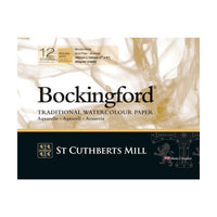 CANSON St Cuthberts Bockingford akvarelni blok Rough 300 g/m² - 12 listov, različne velikosti