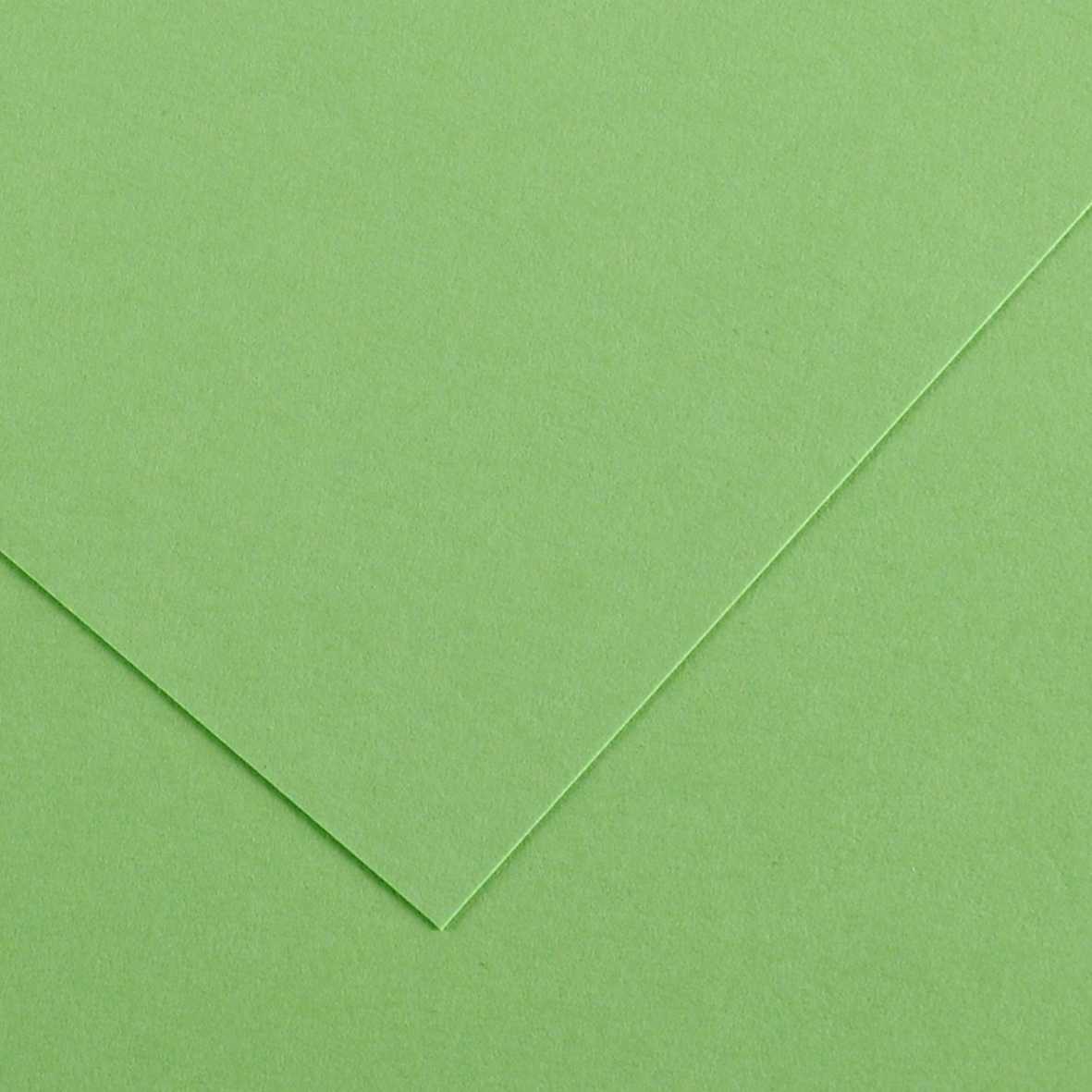 Barvni papir CANSON Vivaldi A3 185 g - 50L – Jabolčno zelena 27