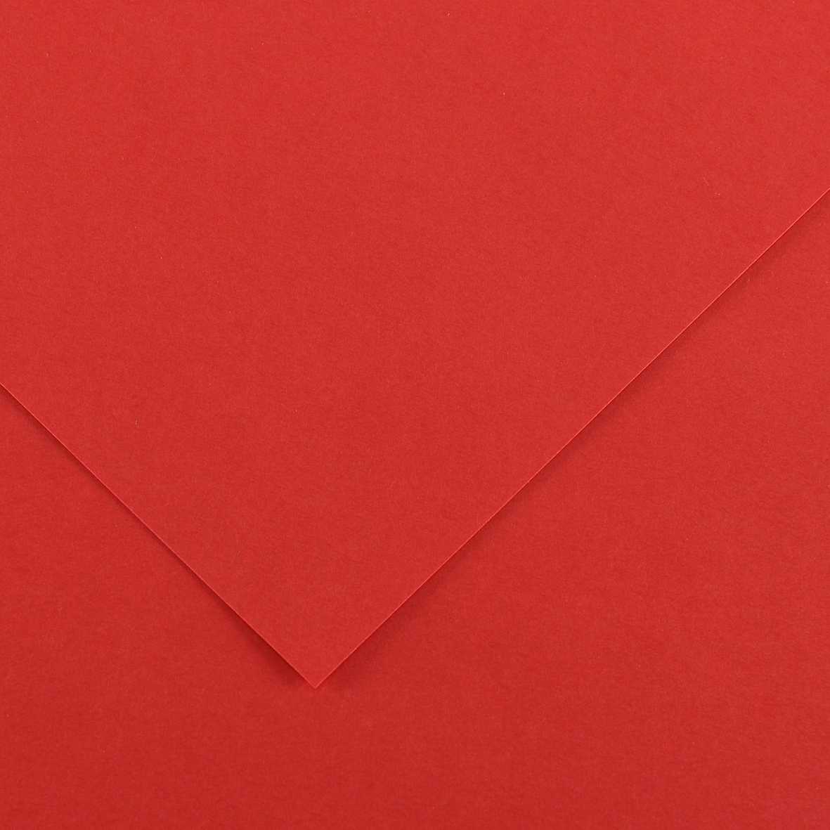 Barvni papir CANSON Iris Vivaldi A4 185 g - 50 listov – Rdeča 15