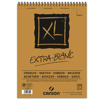 Skicirka CANSON XL Extra Blanc 90 g/m² 120 listov A4 spiralna vezava zgoraj