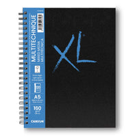 Canson XL Mix Media lepljen blok 160 g - 120 listov, A5