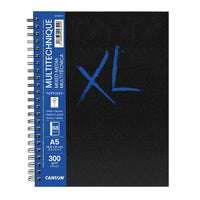 Canson XL Mix Media Textured lepljen blok A5, 300 g/m², 68 listov
