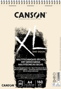 Canson XL Touch blok za pastele Natural 160 g/m² 40L A4 spiralna vezava