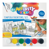 Carioca komplet pobarvank s temperami ARTivity Svetovne prestolnice – 1, 6+