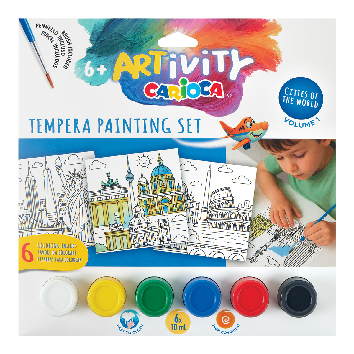 Carioca komplet pobarvank s temperami ARTivity Svetovne prestolnice – 1, 6+