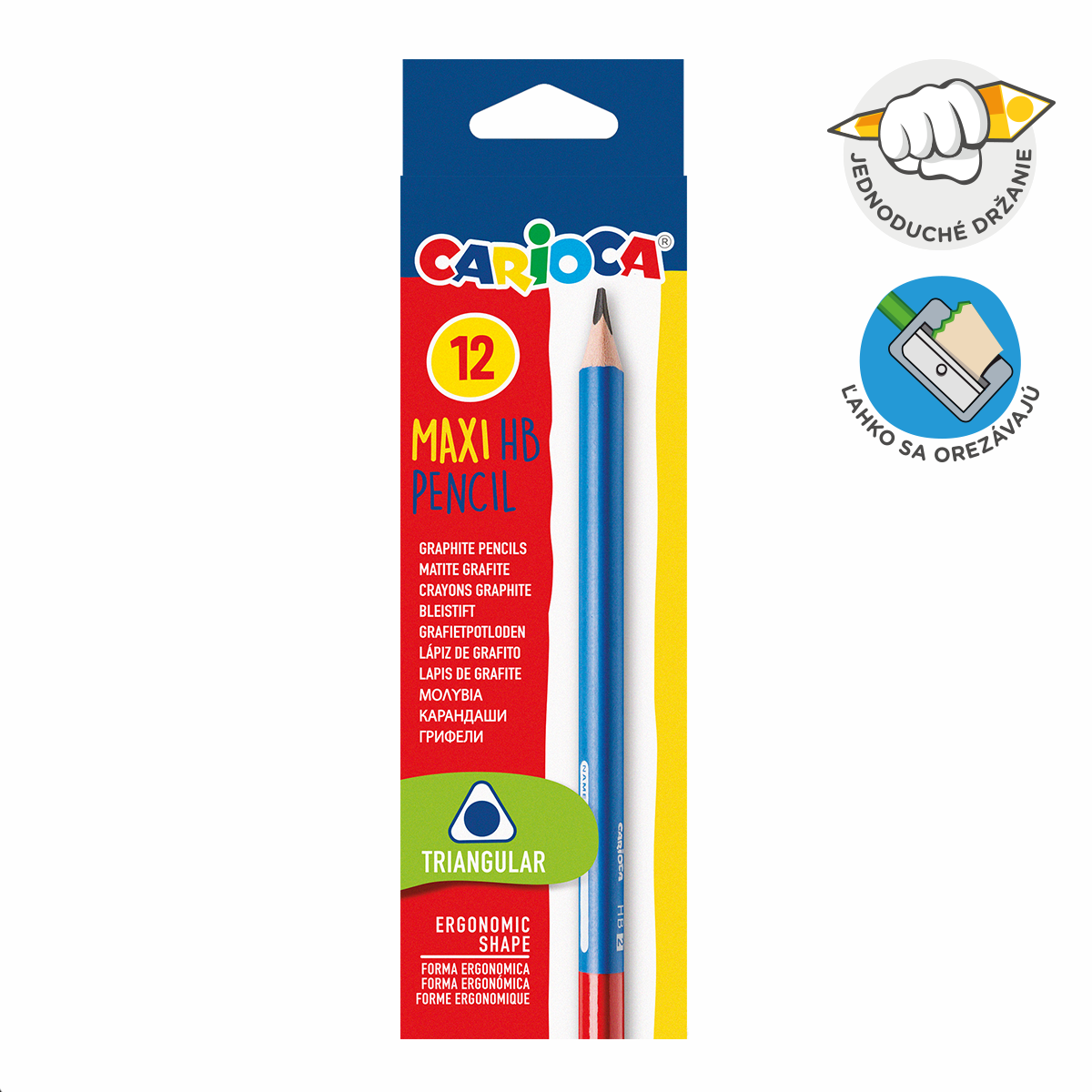 Carioca trirobi svinčnik HB Maxi