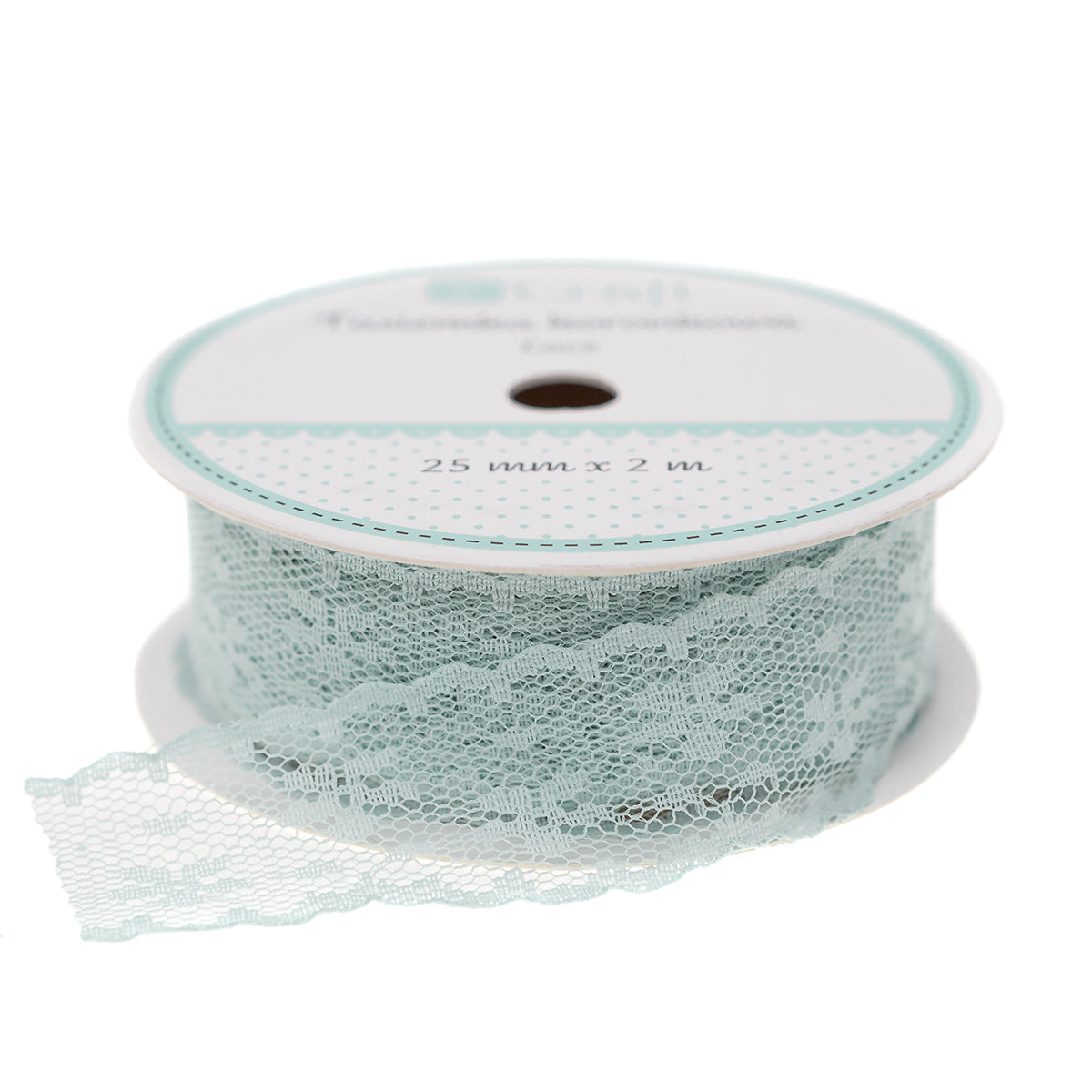 Čipkasti trak 25 mm x 2 m | različne barve – pogled 3