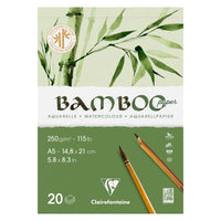 Clairefontaine bambusov akvarelni blok CP 250 g 20L lepljen