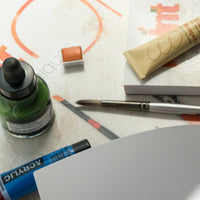Clairefontaine Paint'On Mix Media lepljen blok 250 g 40L Extra White