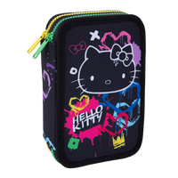 Colorino dvonadstropna polna peresnica Jumper 2 Hello Kitty – Hello Kitty neon črna