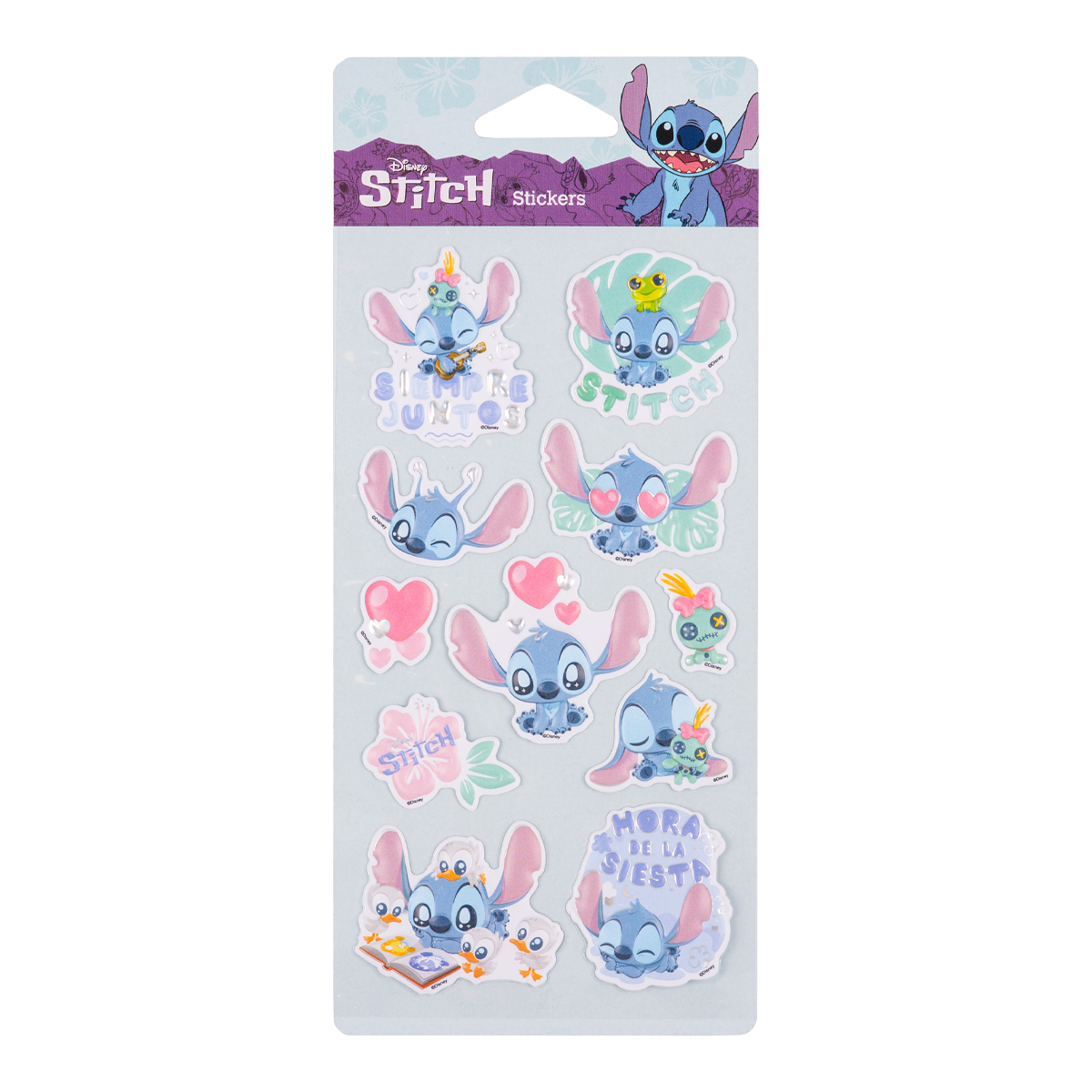 Colorino Pop-Up nalepke Stitch Pastel 1, mešanica motivov