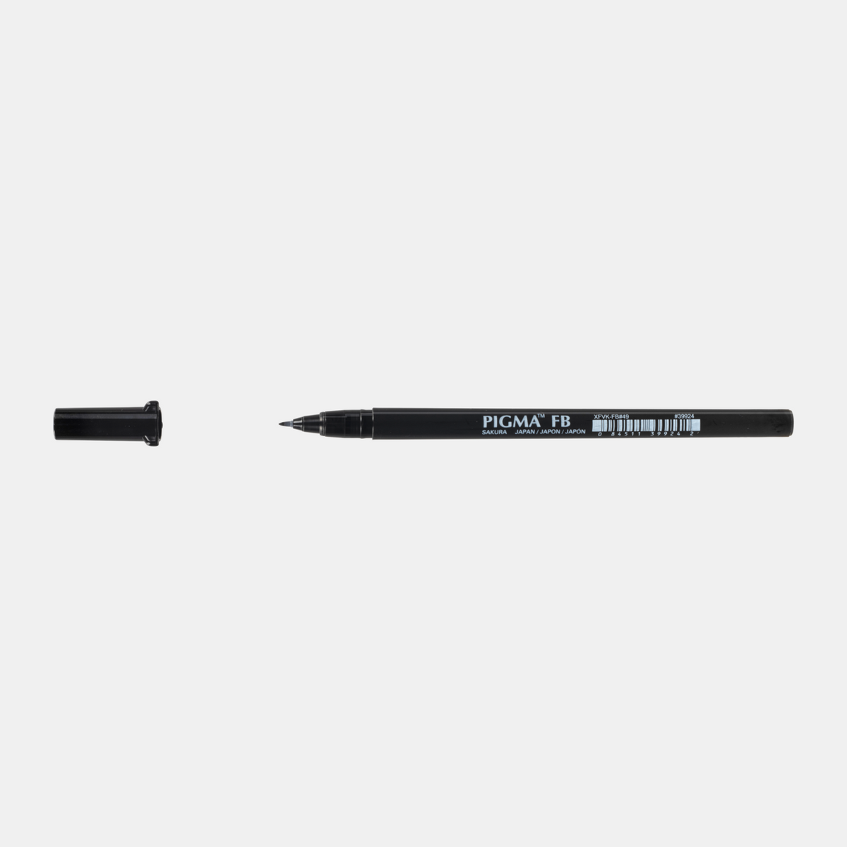 Čopičasto kaligrafsko pero SAKURA Pigma Brushpen Fine – črno