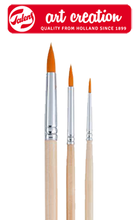 Čopiči ArtCreation s sintetičnimi vlakni - 3 delni set