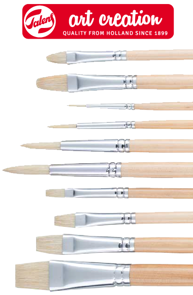 Čopiči ArtCreation z naravnimi vlakni - 10 delni set