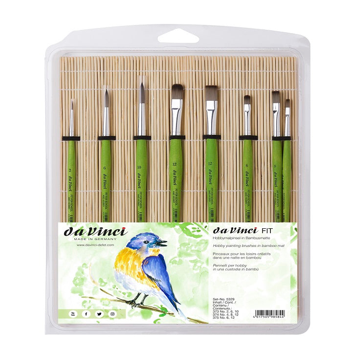 Čopiči da Vinci za šolo in hobi - set 8 kom