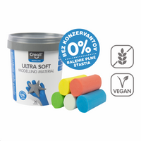 Creall modelirna masa Ultra soft, 5 g, lonček, mešanica barv – × 60