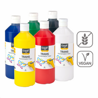 Creall set transparentnih barv Trans, 6 × 500 ml