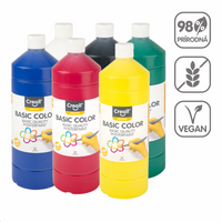 Creall tempera barve, 1 000 ml, mešanica barv – 6 ×