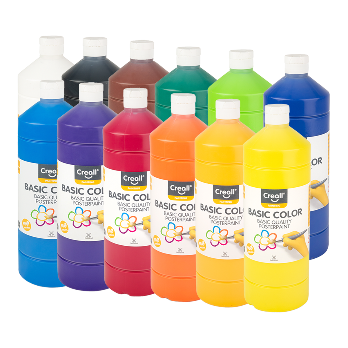 Creall tempera barve, 1 000 ml, mešanica barv
