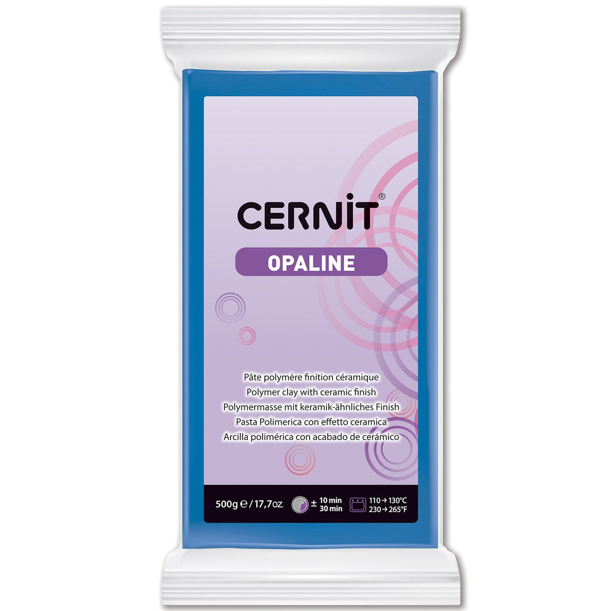 CERNIT Opalinska polimerna glina 500 g – Primary Blue