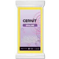 CERNIT Opalinska polimerna glina 500 g – Primary Yellow