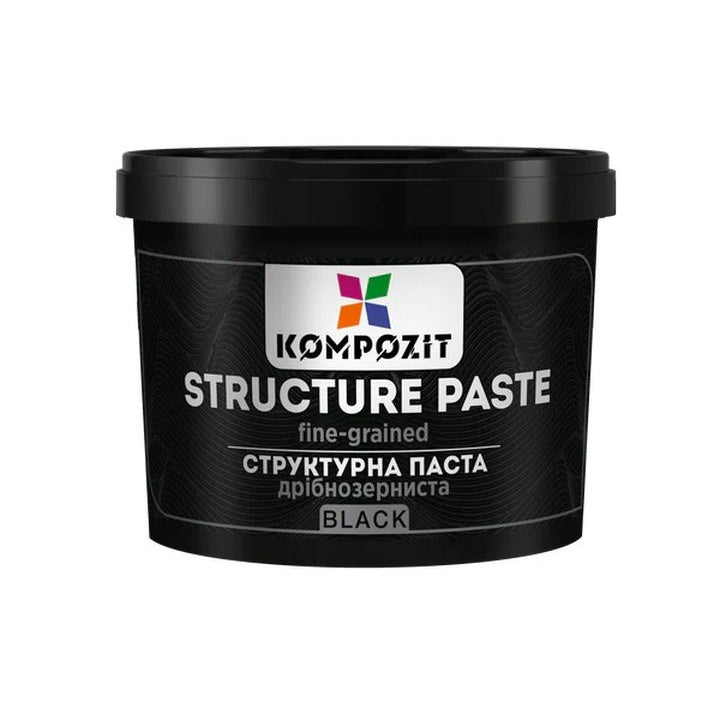 Črna finozrnata strukturirna pasta Kompozit | Različni zvezki