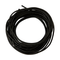 Črna usnjena vrvica 2 mm x 4 m – pogled 2
