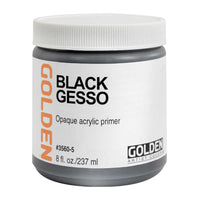 Črni akrilni gesso GOLDEN Black Gesso