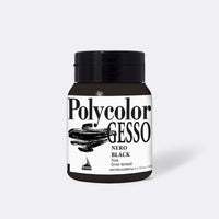 Črni akrilni gesso Maimeri Polycolor 500 ml