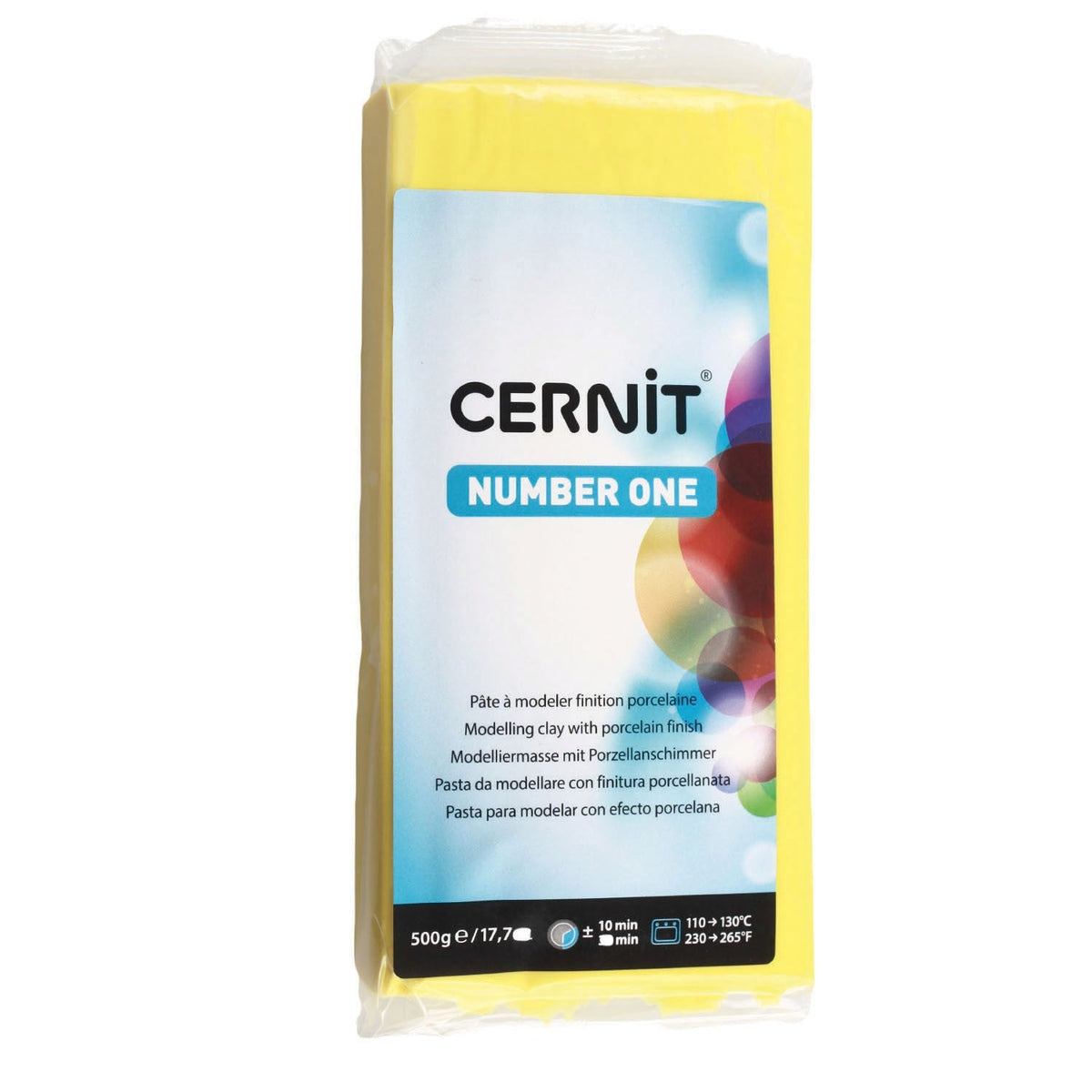 Masa polimera CERNIT NUMBER ONE 500 g – Primary Yellow