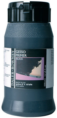 DALER ROWNEY D&R Artist črni gesso 500 ml