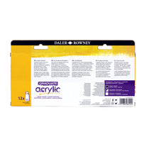 DALER ROWNEY Graduate set akrilnih barv 12 x 22 ml